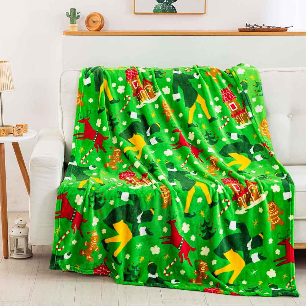 Elf fleece blanket sale