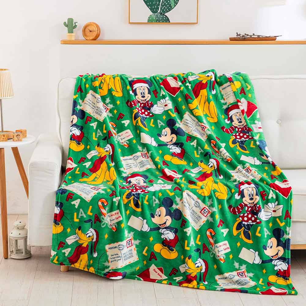 Mickey mouse best sale christmas throw