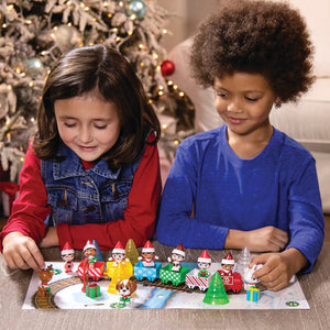 North Pole Advent Train Play Set