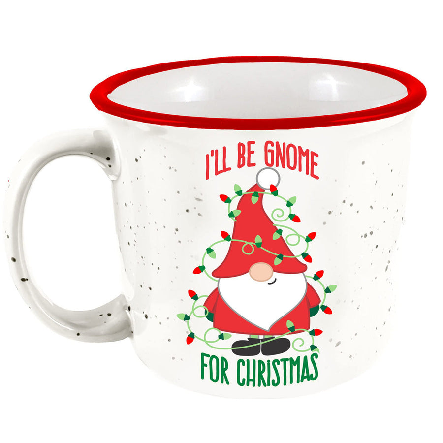 Christmas Gnome Ceramic Camper Mug