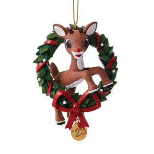 Rudolph 2023 Wreath Ornament from Department 56