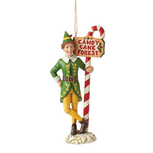 Buddy Elf by Candy Cane Ornament by Department 56