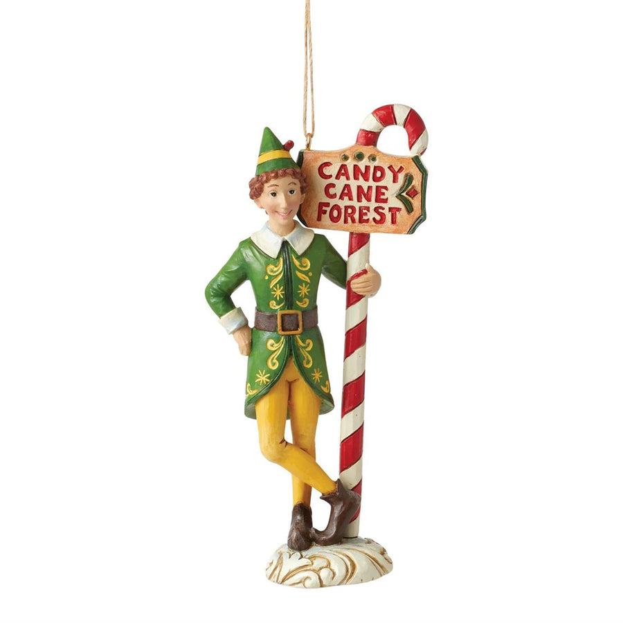 Buddy Elf by Candy Cane Ornament by Department 56