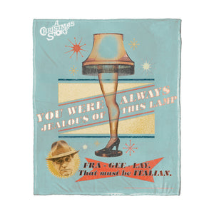 Jealous of this Lamp Super Plush Throw from A Christmas Story