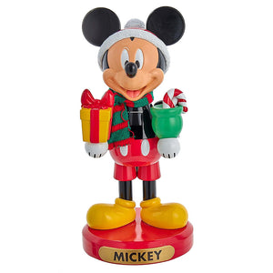 Mickey Mouse with Present 10 Inch Nutcracker Decoration