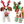 Load image into Gallery viewer, Claus Couture Dress-Up Party Pack Deer and Dog
