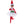 Load image into Gallery viewer, Candy Cane Dress with Scout Elf
