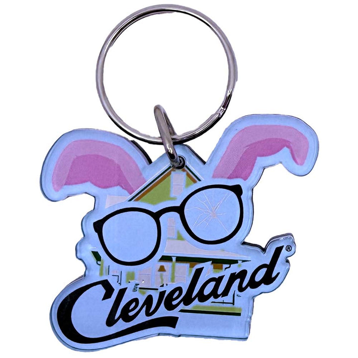 House from A Christmas Story Cleveland Keychain