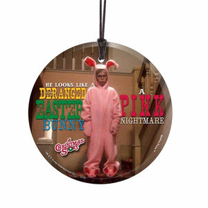 Pink Nightmare Glass Ornament from A Christmas Story