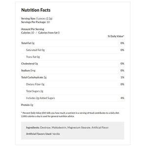 Elf on the Shelf Snowy Day Treat Nutrition Facts 