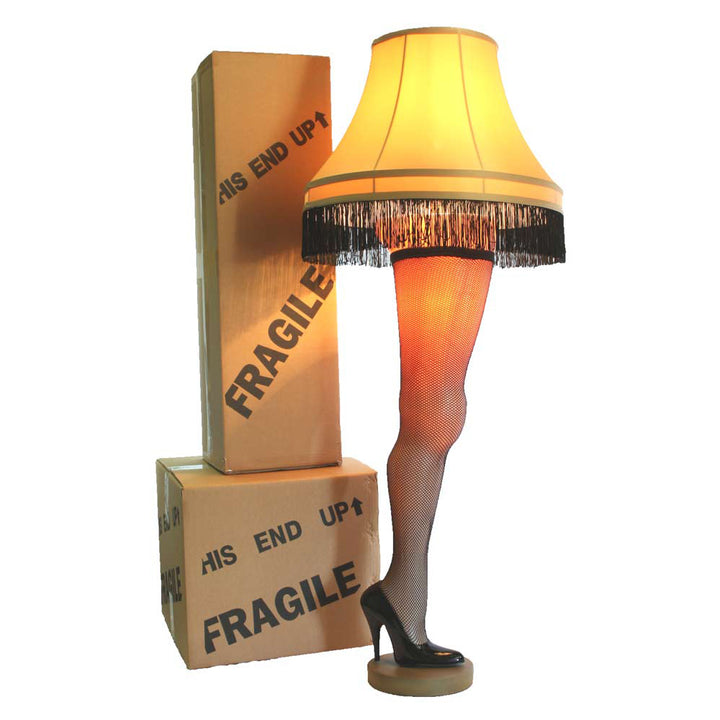 50" Deluxe Full Size Christmas Leg Lamp Cardboard box