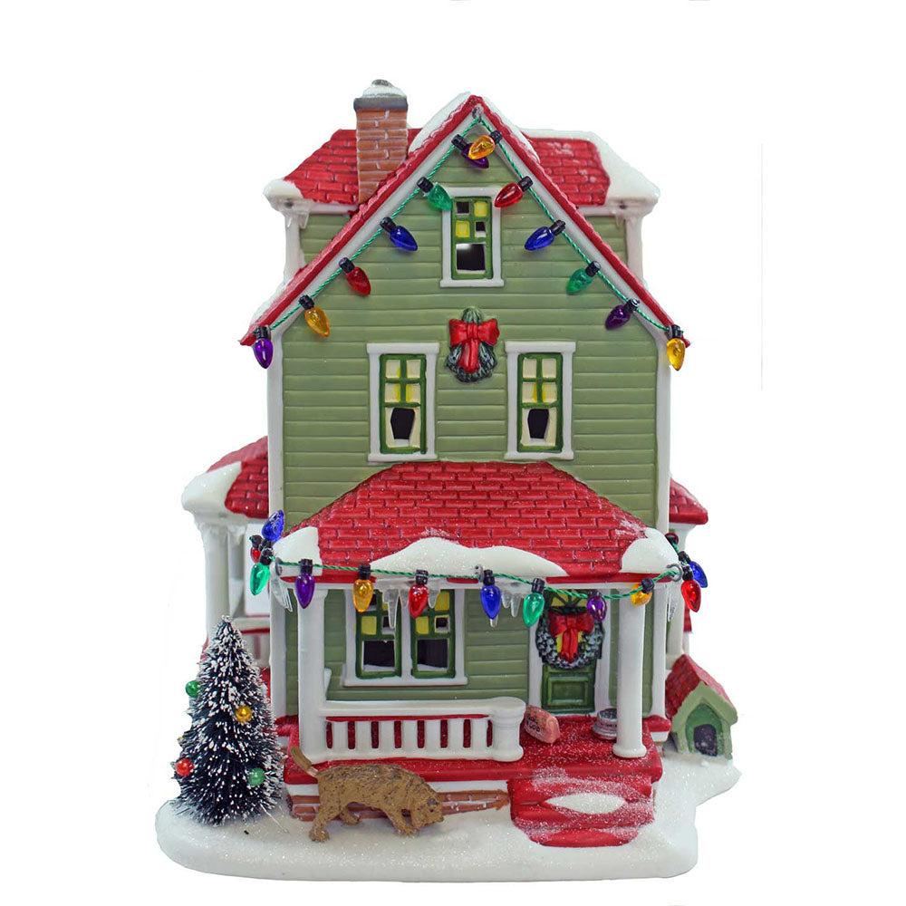 Department 56 a purchases Christmas Story Village Schwartz's House Lit Building.